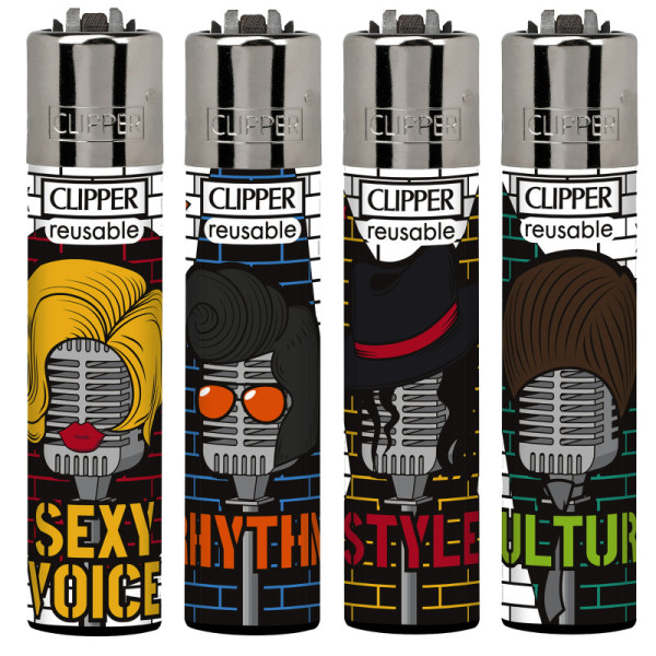 Zapalniczka Clipper - I Love Music 2C