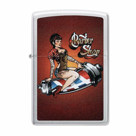 Zapalniczka ZIPPO - Barber Shop Pin Up