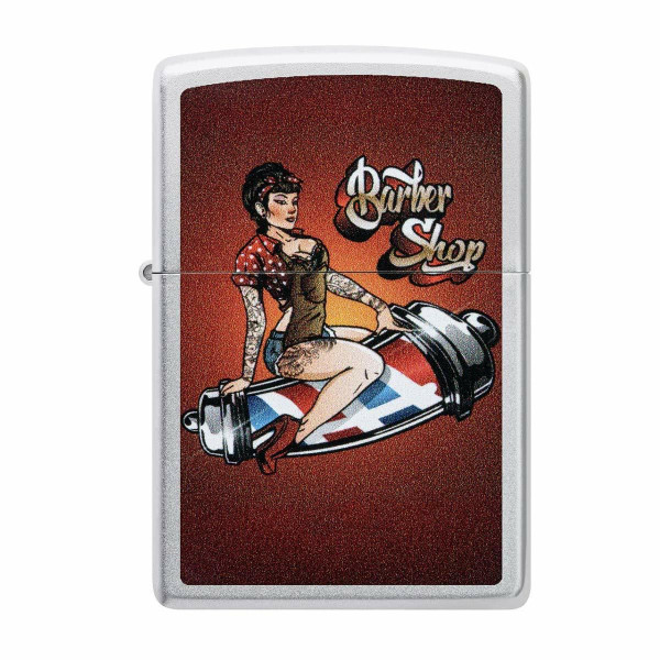 Zapalniczka ZIPPO - Barber Shop Pin Up