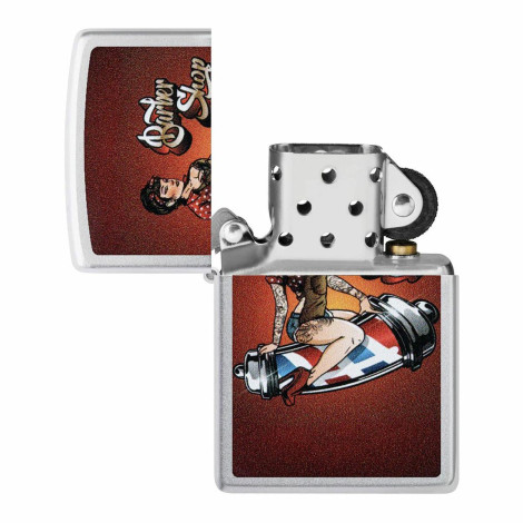 Zapalniczka ZIPPO - Barber Shop Pin Up