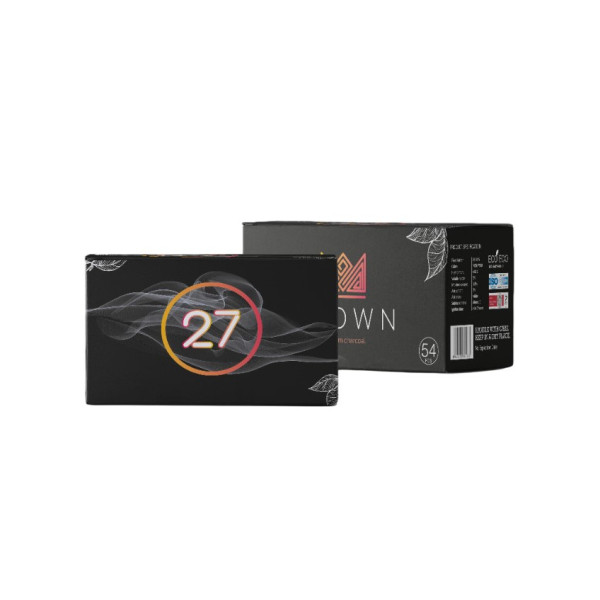 Węgiel Kokosowy do Shishy CROWN - 1kg (27mm)