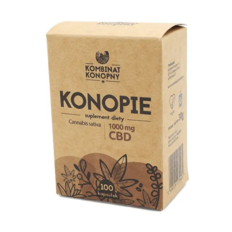 CBD w kapsułkach 1000 mg CBD - Kombinat Konopny