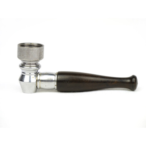 Lufka Drewniana z Metalowym Cybuchem - 8cm (9554)