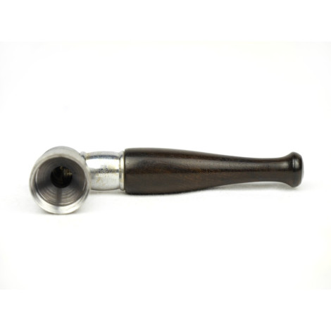 Lufka Drewniana z Metalowym Cybuchem - 8cm (9554)