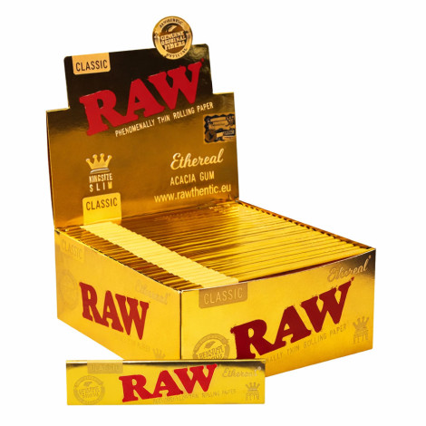 Bibułki RAW King Size - Slim Classic Ethereal Gold (EXTRA Thin)
