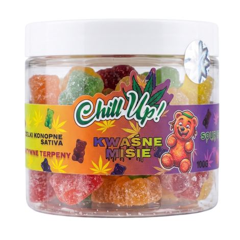 Żelki konopne Chill Up! - Kwaśne Misie 100g