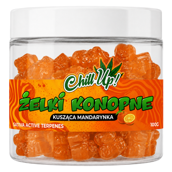 Żelki konopne Chill Up! - Kusząca Mandarynka 100g