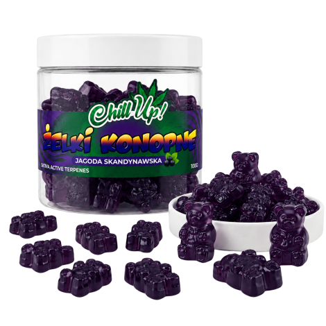 Żelki konopne Chill Up! - Jagoda Skandynawska 100g
