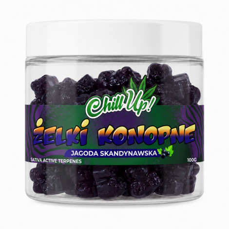 Żelki konopne Chill Up! - Jagoda Skandynawska 100g