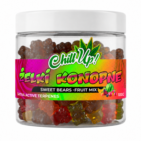 Żelki konopne Chill Up! - Sweet Bears - Fruit Mix 100g