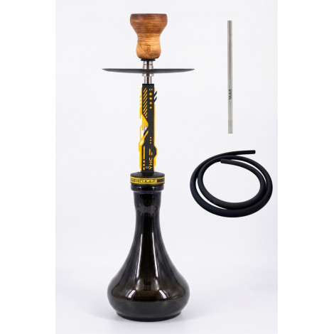 Shisha Y.K.A.P - Neo Mod Yellow - VG Craft Smoke Gray
