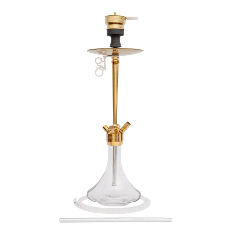 AMY Shisha - Alu Deluxe Gold Clear (066.01) 70cm