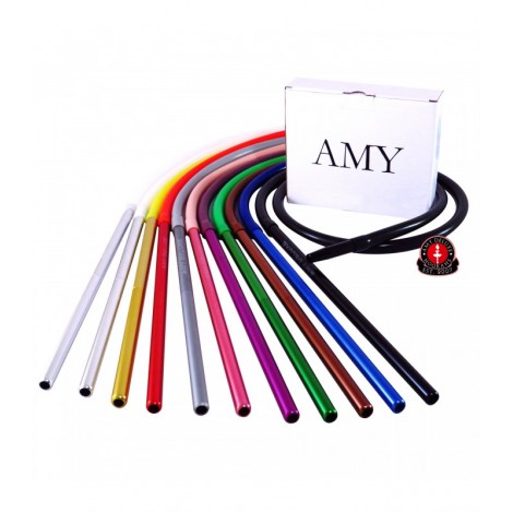 Wąż do Shishy AMY + Ustnik Czerwony