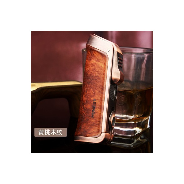 Zapalniczka Honest G4 - Cigar Fornir Wood - 3 Palniki