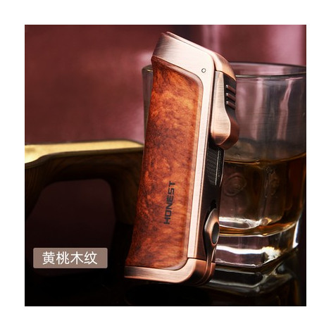 Zapalniczka Honest G4 - Cigar Fornir Wood - 3 Palniki