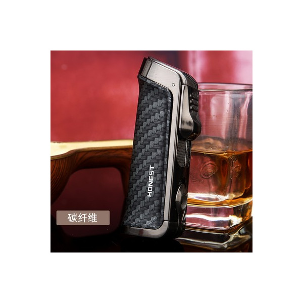 Zapalniczka Honest G4 - Cigar - Carbon Print - 3 Palniki