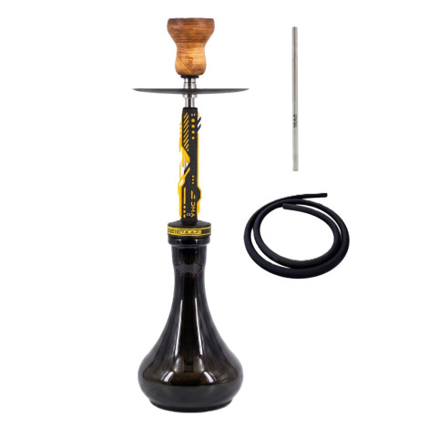 Shisha Y.K.A.P - Neo Mod Yellow - VG Craft Smoke Gray
