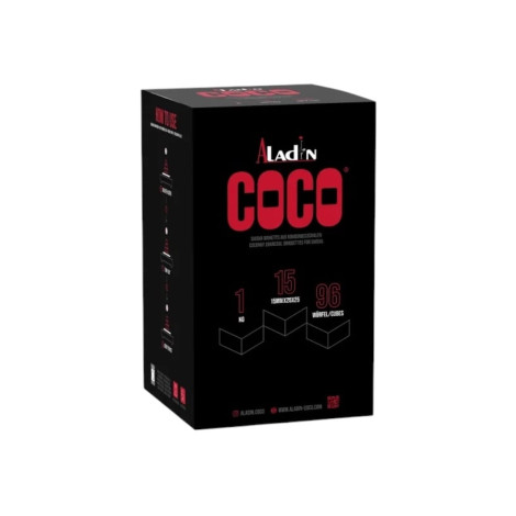 Węgiel Kokosowy do Shishy ALADIN COCO 15mm - 1kg