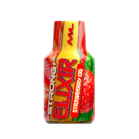 Shot Konopny Elixir STRONG + Strawberry Motivation