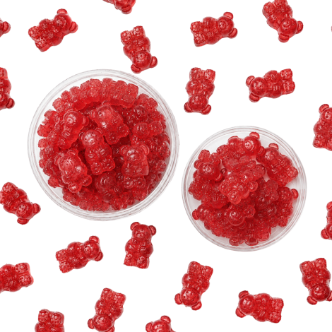 Żelki konopne Chill Up! - Sweet Bears - Polna Truskawka 100g