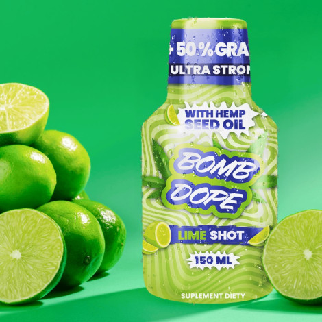 Shot Konopny Bomb Dope - Lime Shot