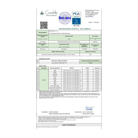 Olej CBD 10% - Broad Spectrum Flowrolls