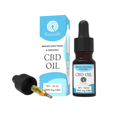 Olej CBD 10% - Broad Spectrum Flowrolls