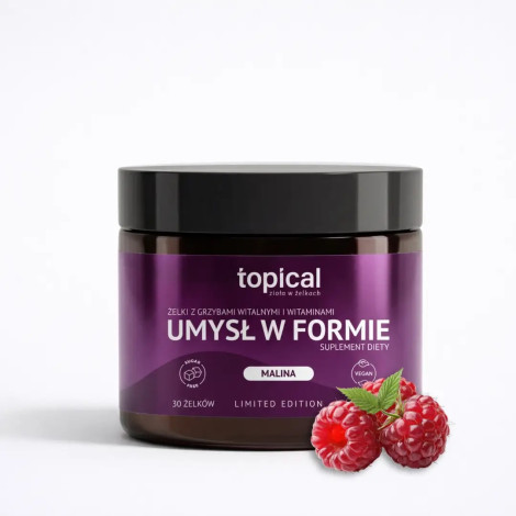Żelki Topical - UMYSŁ W FORMIE - Malina