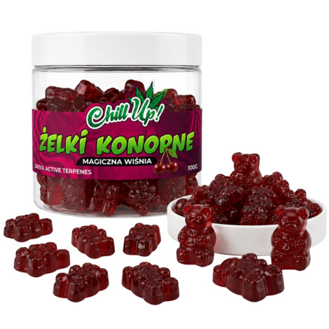 Żelki konopne Chill Up! - Magiczna Wiśnia 100g