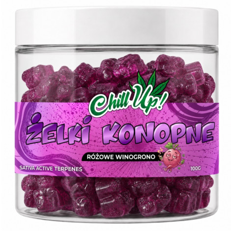 Żelki konopne Chill Up! - Różowe Winogrono 100g