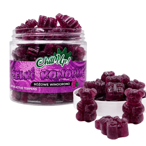 Żelki konopne Chill Up! - Różowe Winogrono 100g