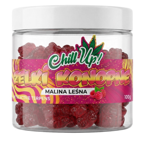 Żelki konopne Chill Up! - Malina Leśna 100g