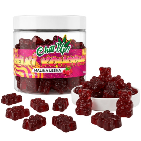 Żelki konopne Chill Up! - Malina Leśna 100g