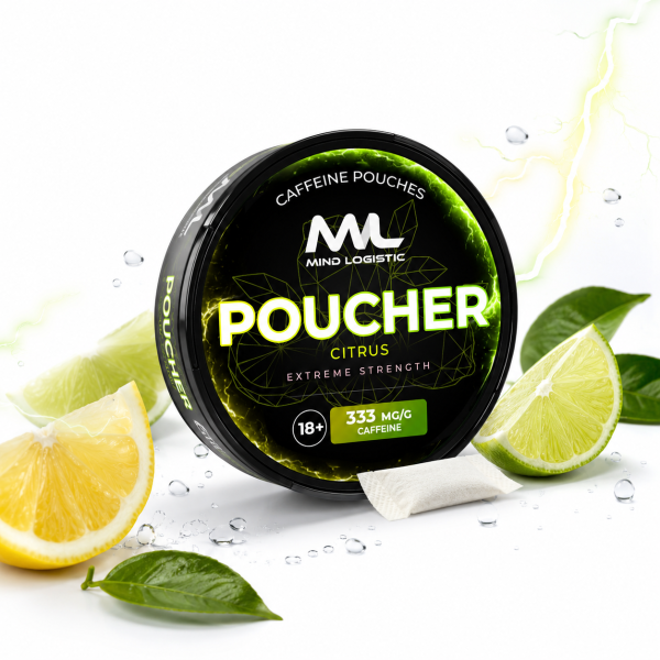 Woreczki Kofeinowe - POUCHER 333 mg Cytrus