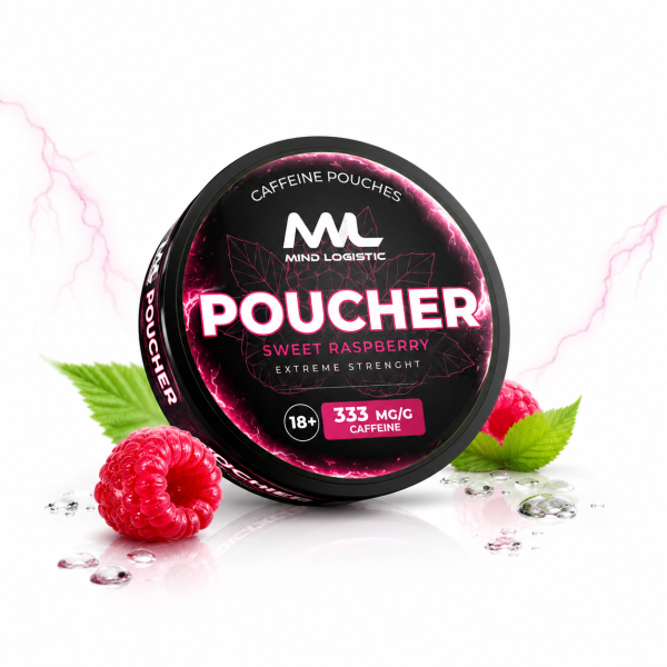 Woreczki Kofeinowe - POUCHER 333 mg Malina