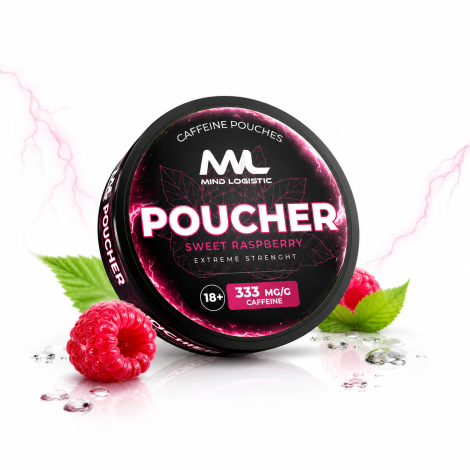 Woreczki Kofeinowe - POUCHER 333 mg Malina