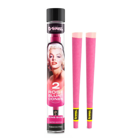 Blunty G-ROLLZ 2 szt - Fabulous Face Rose - Pre-rolled Cones