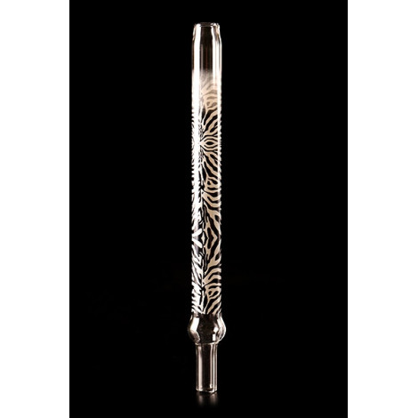 Ustnik Szklany do Shishy Kaya - Paint Zebra XS