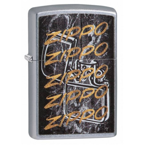Zapalniczka ZIPPO Gold Rysunek - Script Design